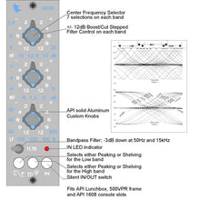 API 550A Equalizer (3-Band 500 Series Module)