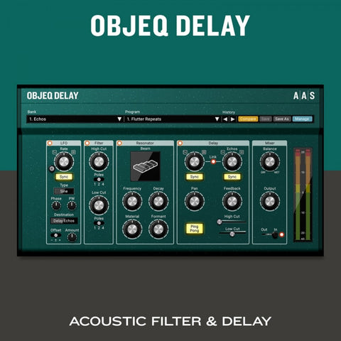 Applied Acoustics Systems Objeq Delay and Filter