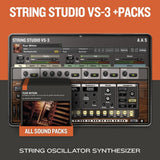 Applied Acoustics Systems String Studio VS-3 Synthesizer + Packs