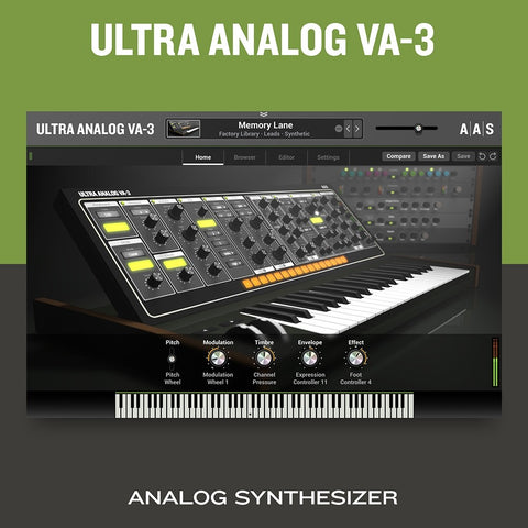Applied Acoustics Systems Ultra Analog VA-3 Synthesizer