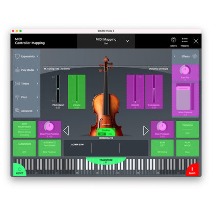 Audio Modeling SWAM Viola V3 Upgrade from V2 Virtual Instrument