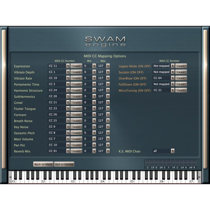 Audio Modeling SWAM Clarinets Virtual Instrument