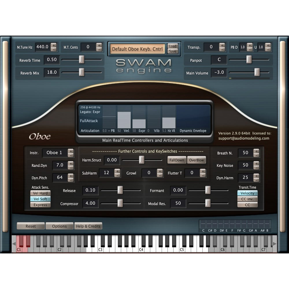 Audio Modeling SWAM Double Reeds Virtual Instrument