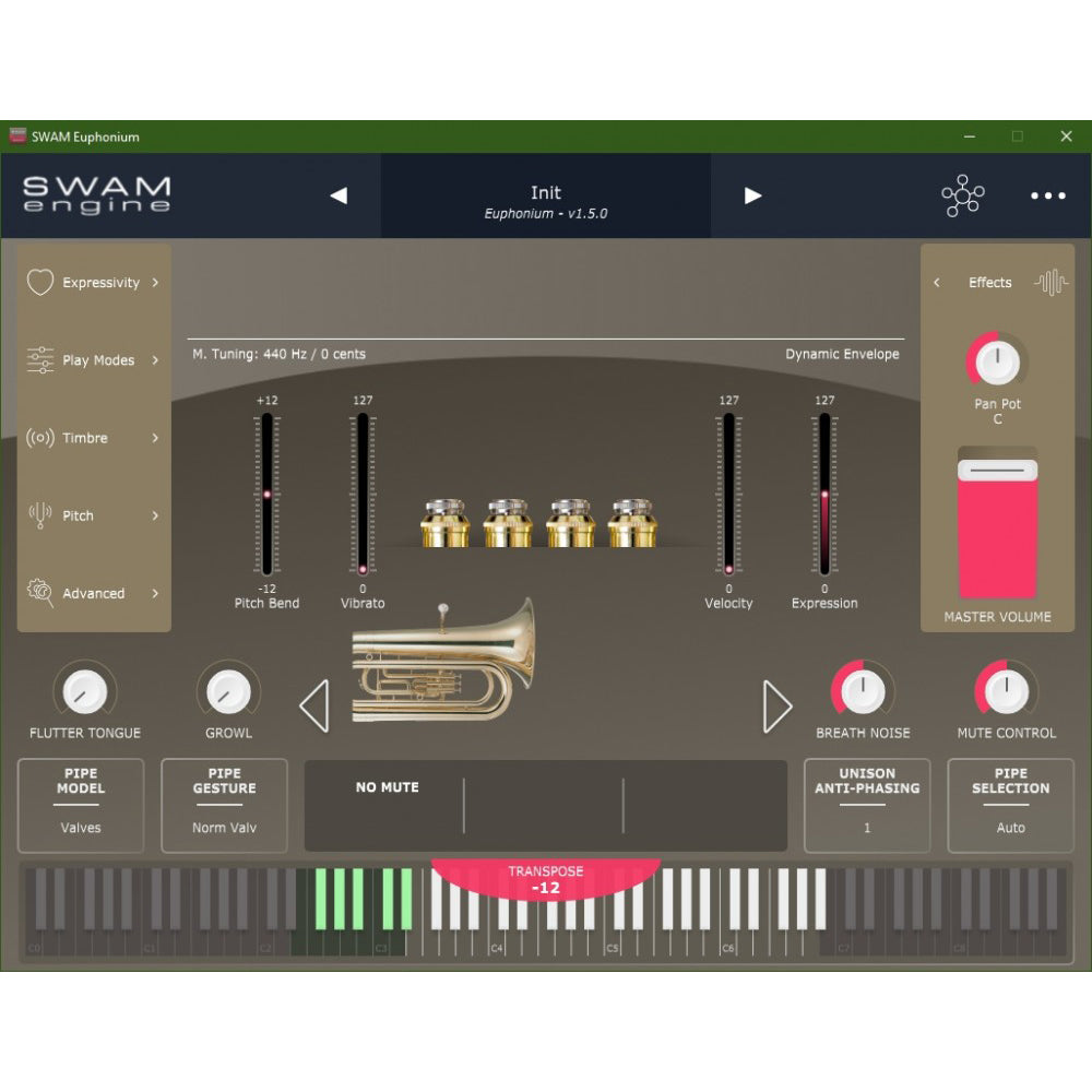 Audio Modeling SWAM Horns & Tubas Virtual Instrument