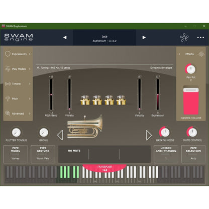Audio Modeling SWAM Horns & Tubas Virtual Instrument