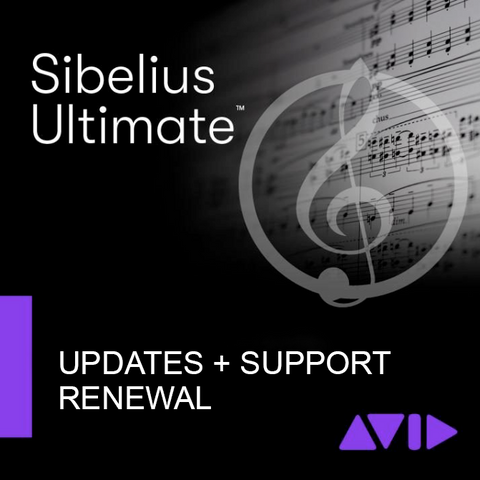 Avid Sibelius Ultimate 1-Year Updates + Support Renewal