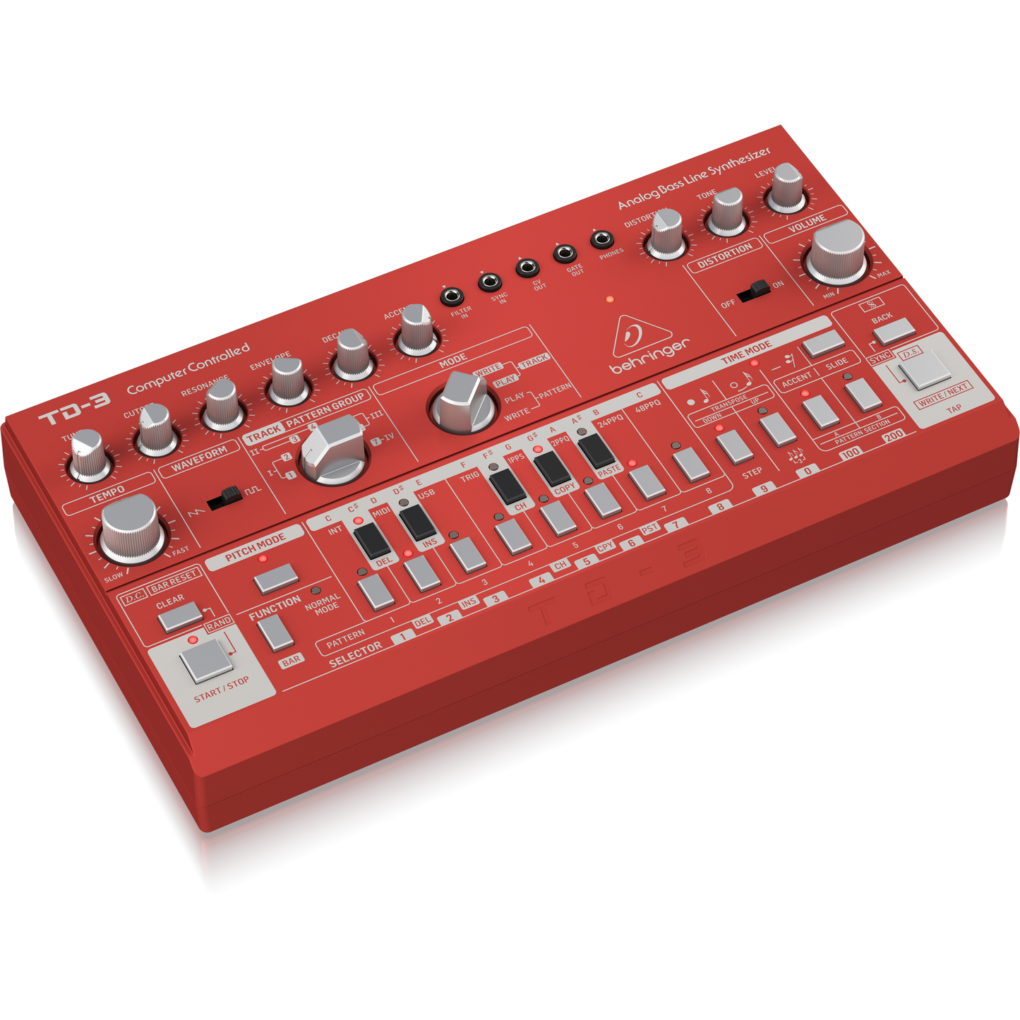 Behringer Analog Bass Synthesizer (Red)