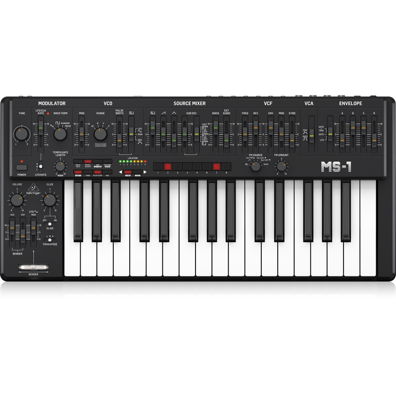 Behringer MS-1 Analog Synthesizer (Black)