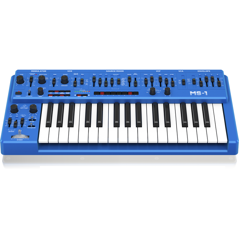 Behringer MS-1 Analog Synthesizer (Blue)
