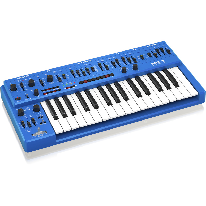 Behringer MS-1 Analog Synthesizer (Blue)