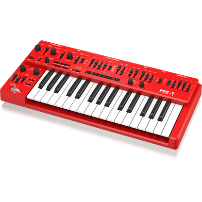 Behringer MS-1 Analog Synthesizer (Red)
