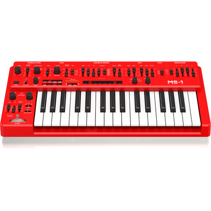 Behringer MS-1 Analog Synthesizer (Red)