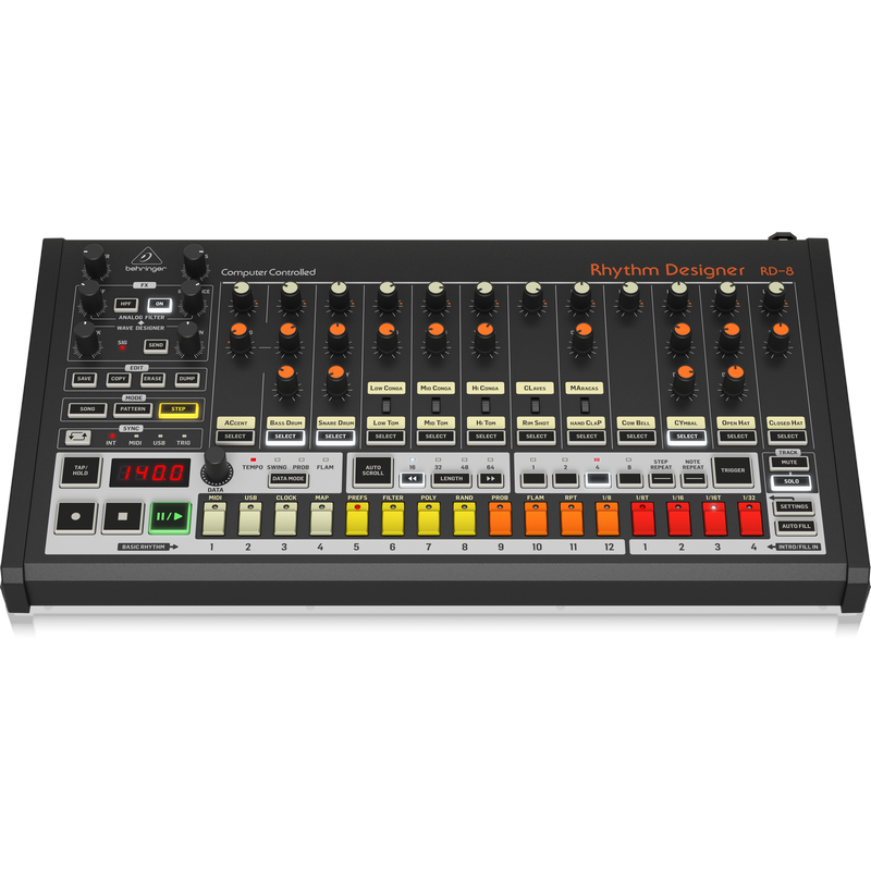 Behringer Rhythm Designer RD-8 Analog Drum Machine
