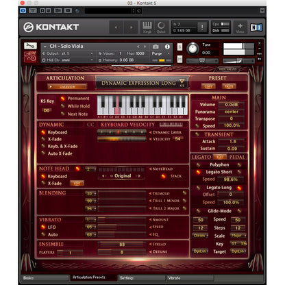 Best Service Chris Hein Solo Viola EXtended