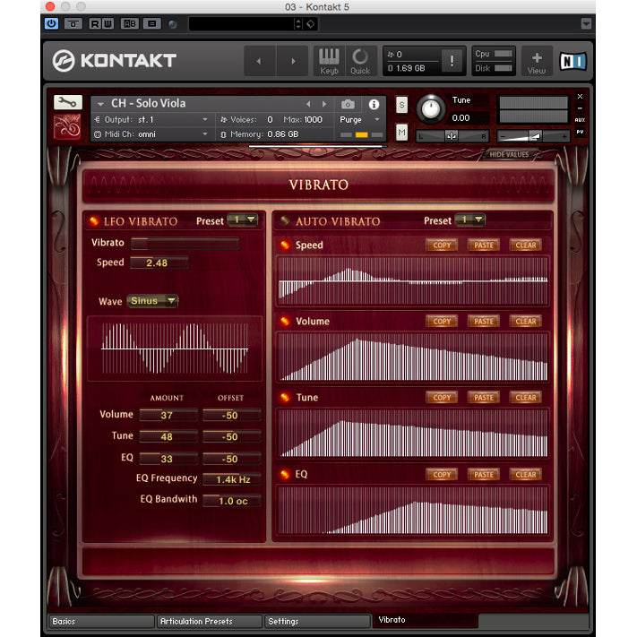 Best Service Chris Hein Solo Viola EXtended