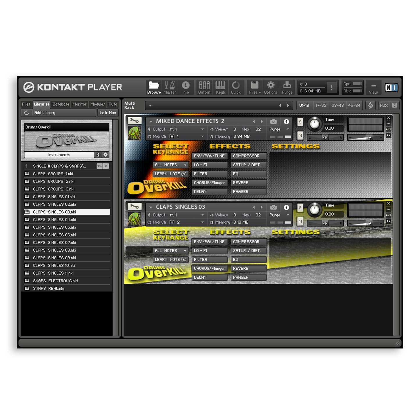 Best Service Drums Overkill