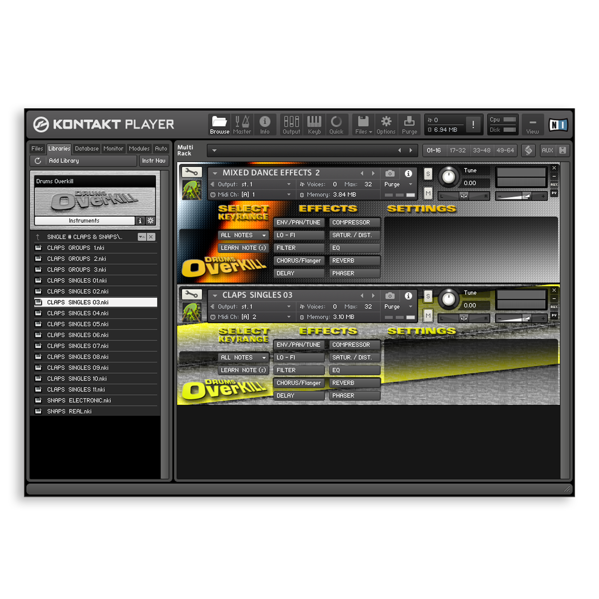 Best Service Drums Overkill