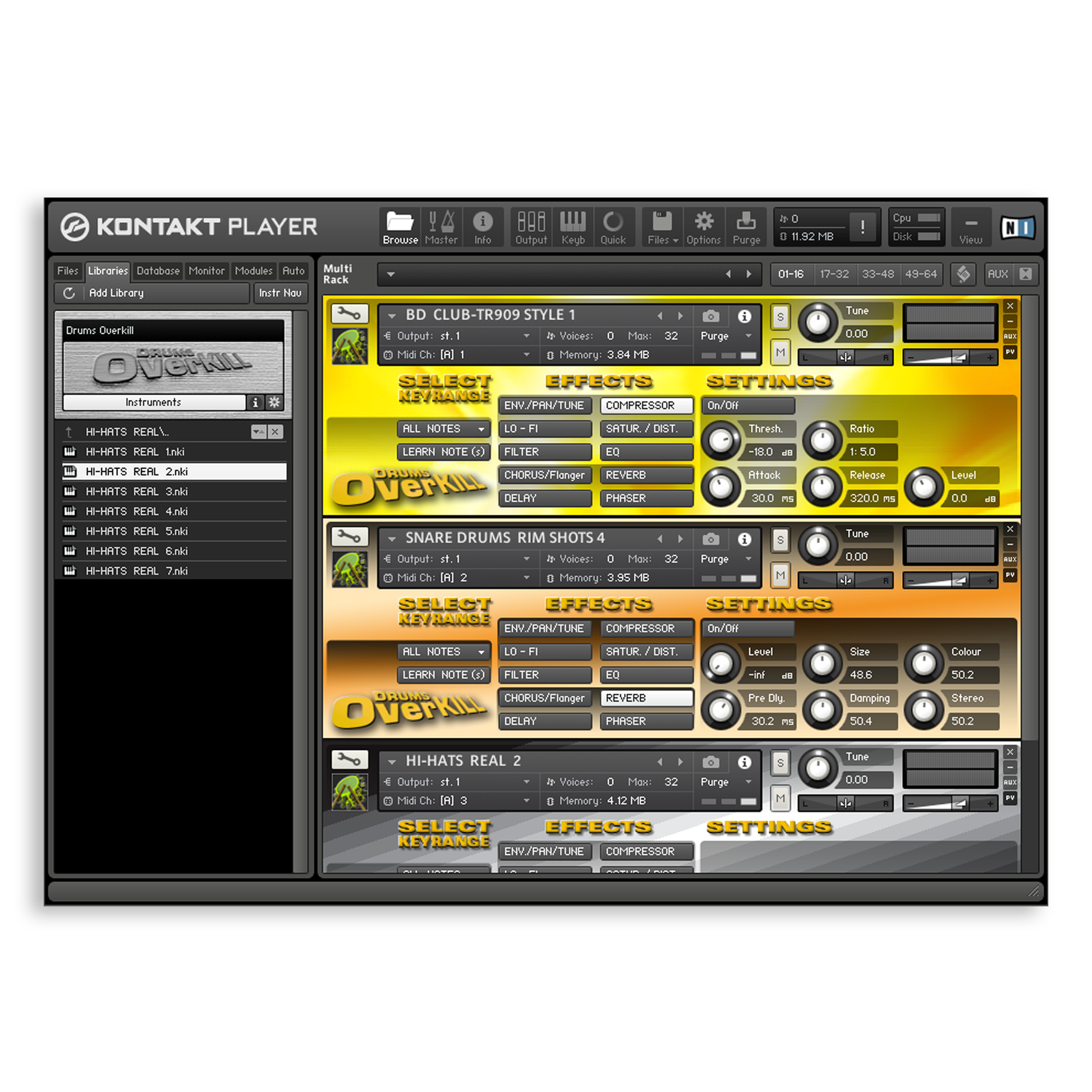 Best Service Drums Overkill