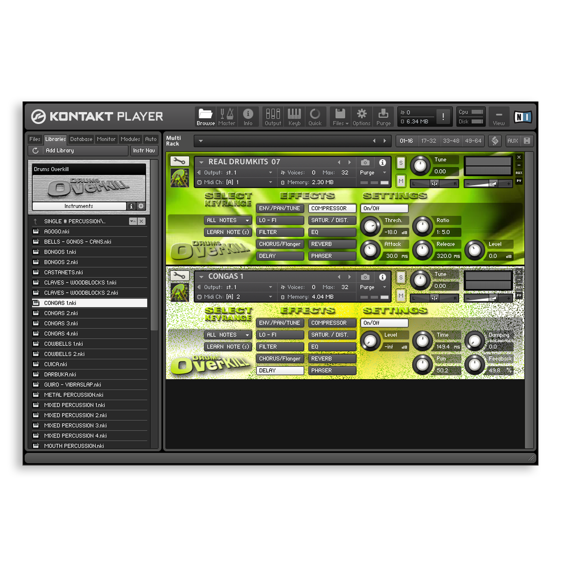 Best Service Drums Overkill