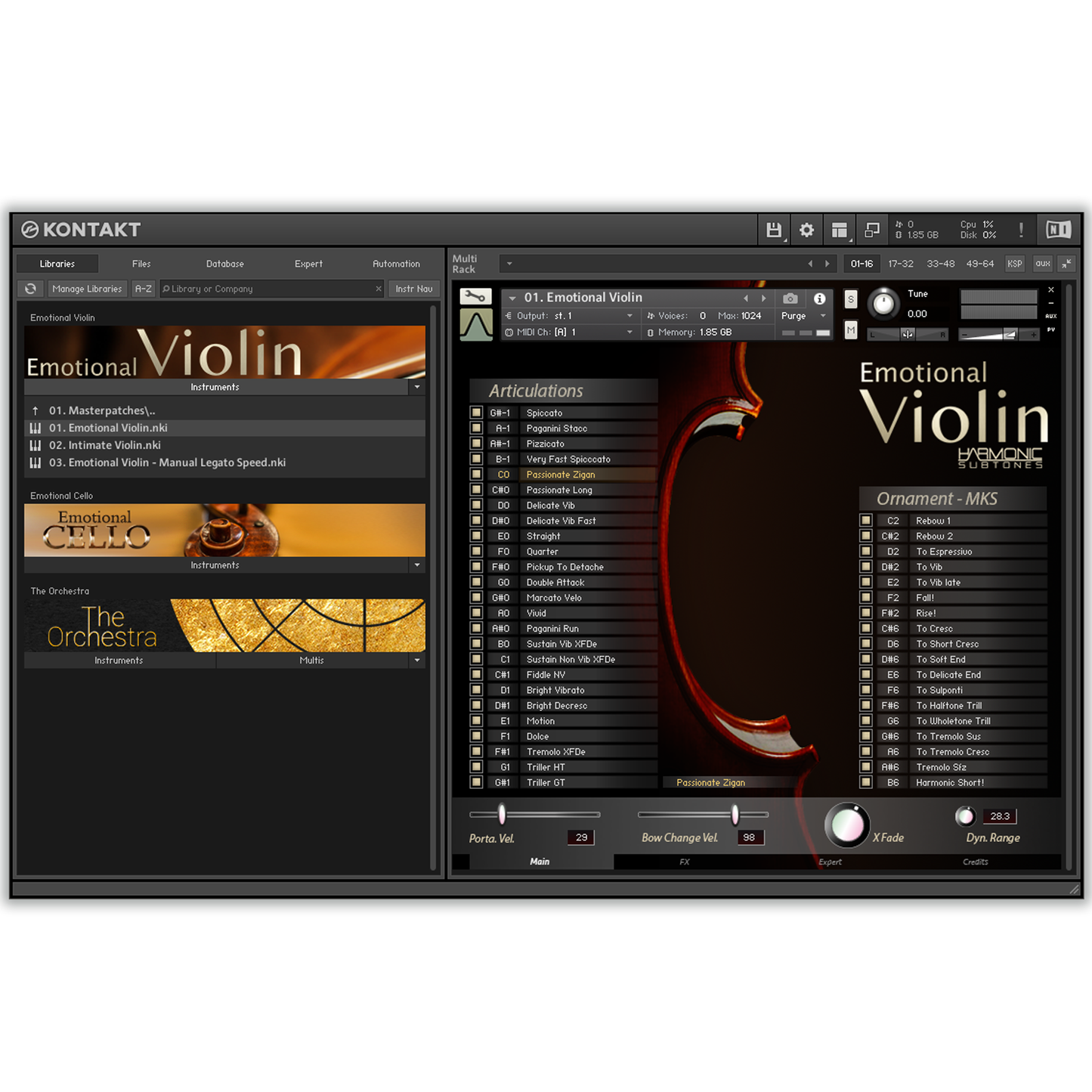 Best Service Emotional Violin Crossgrade