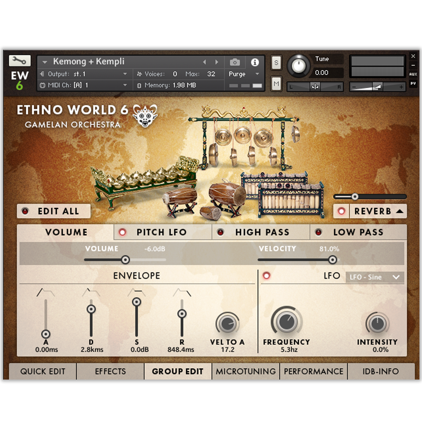 Best Service Ethno World 6 Instruments