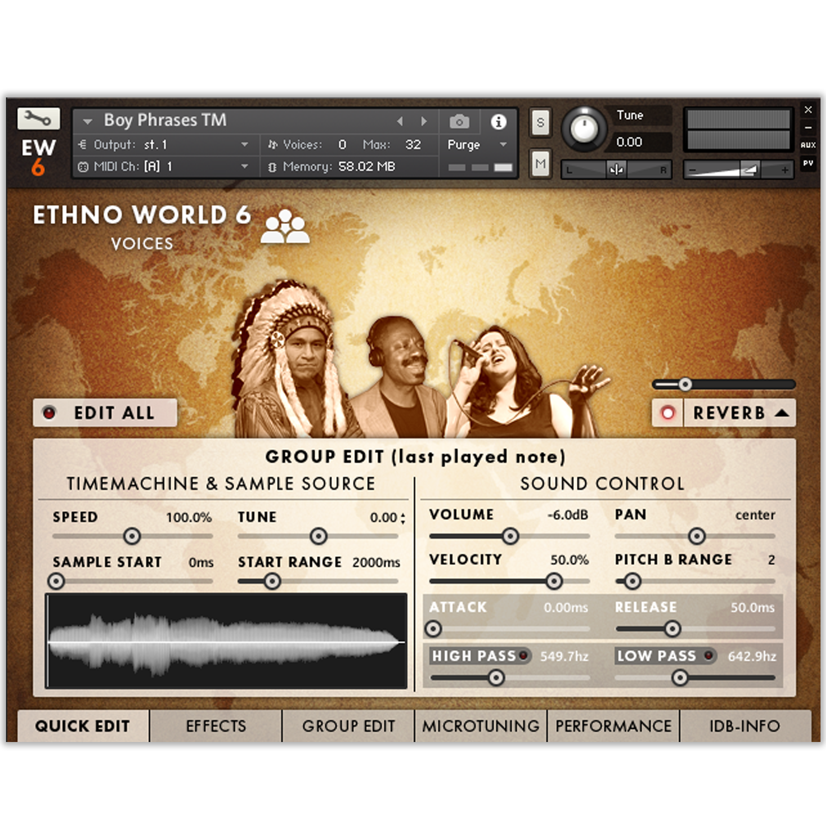 Best Service Ethno World 6 Voices Upgrade