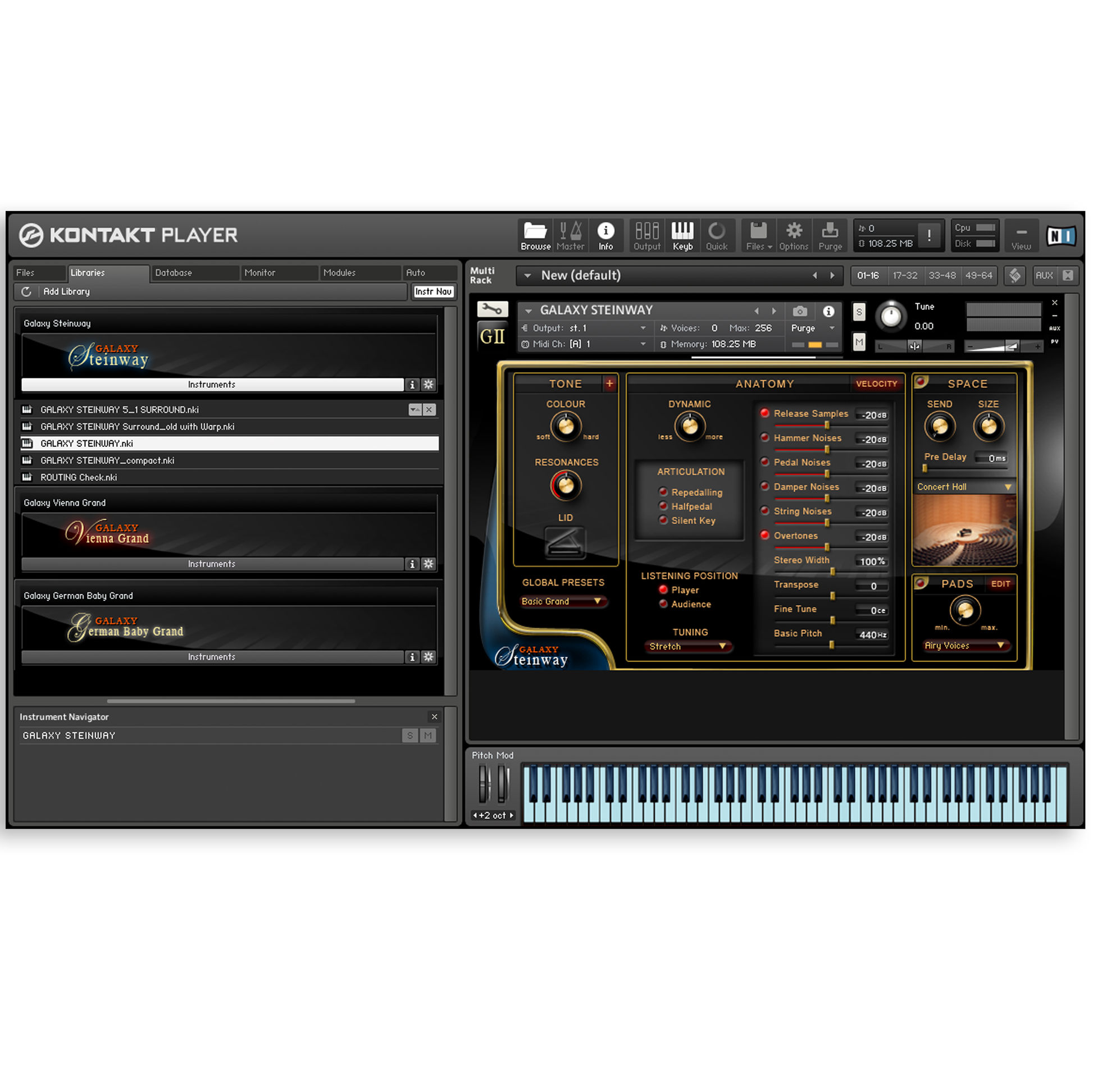 Best Service Galaxy II Steinway