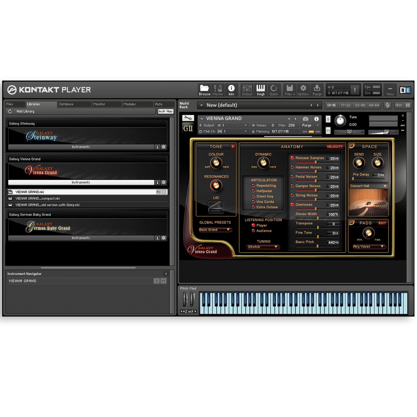 Best Service Galaxy II Pianos