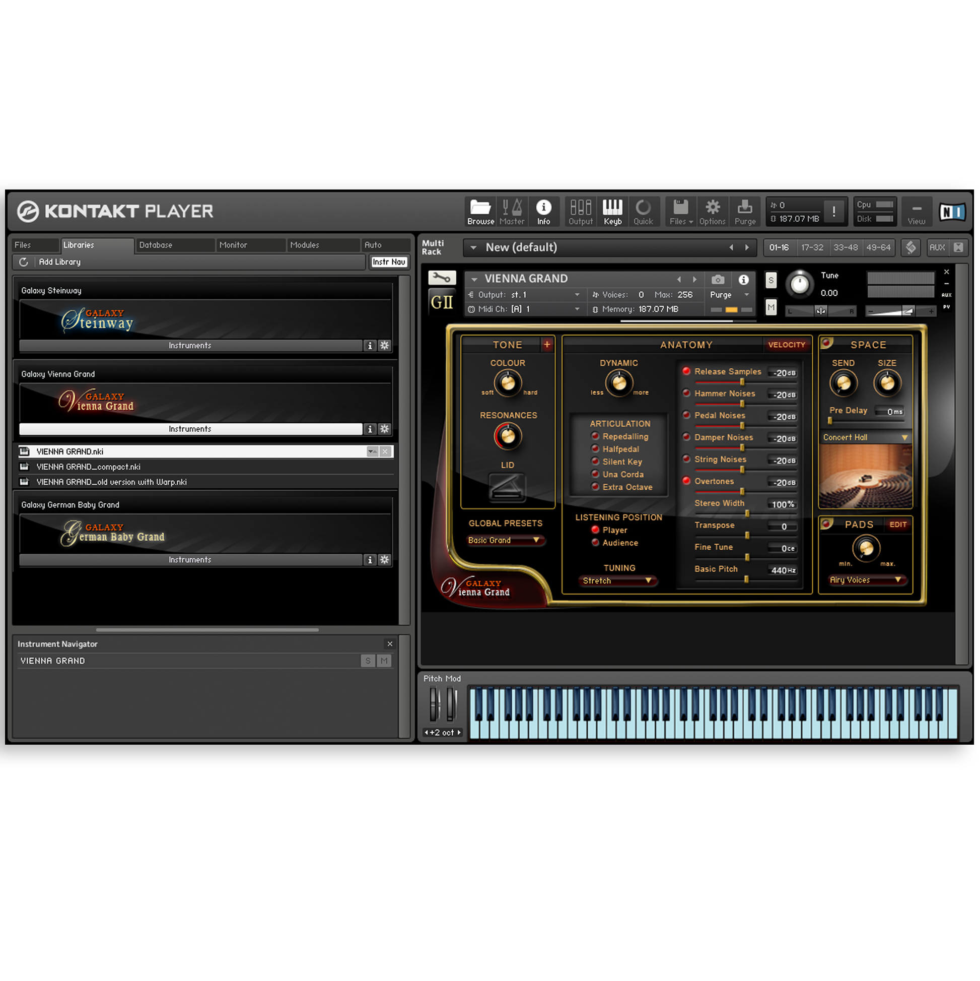 Best Service Galaxy II Pianos