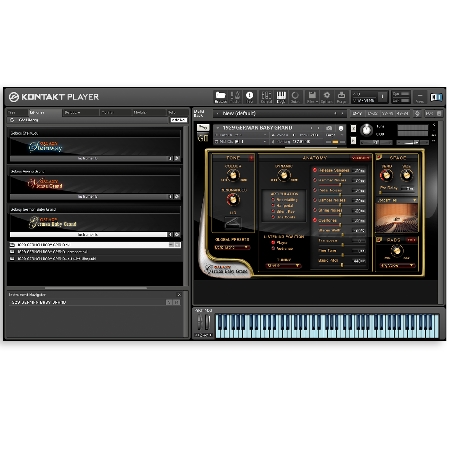 Best Service Galaxy II Pianos