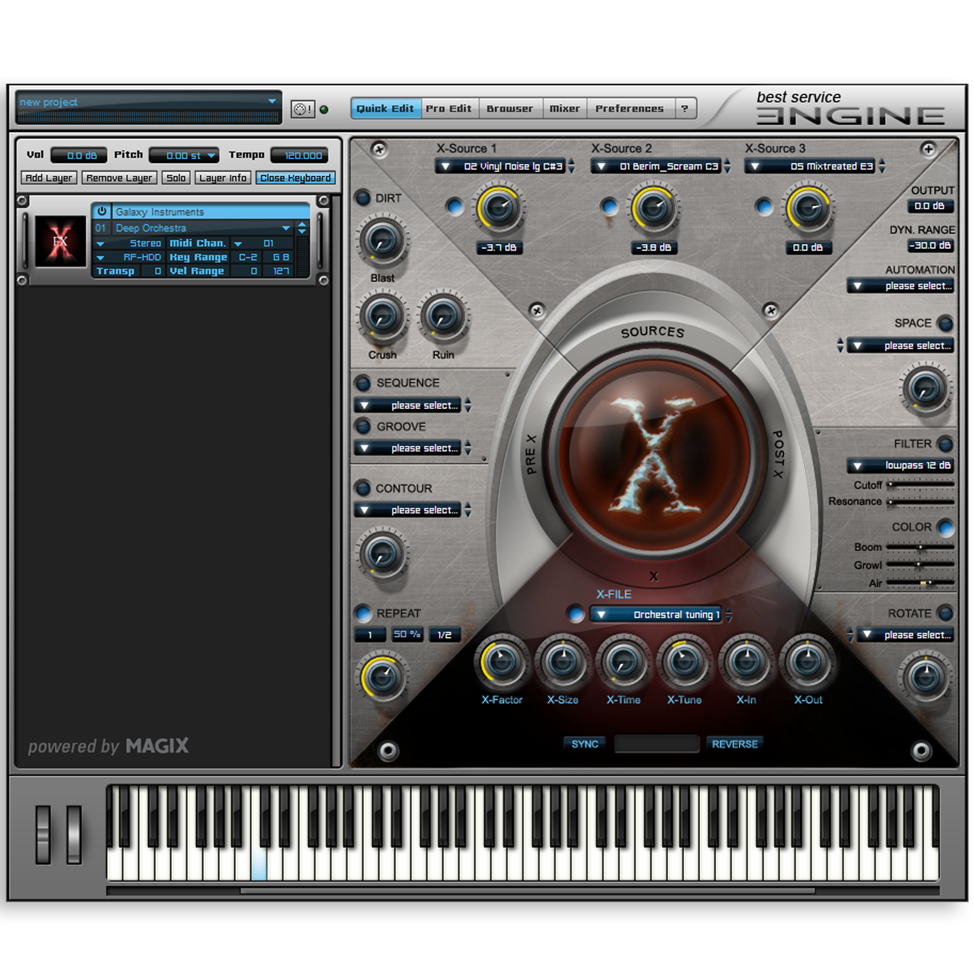 Best Service Galaxy X-FX