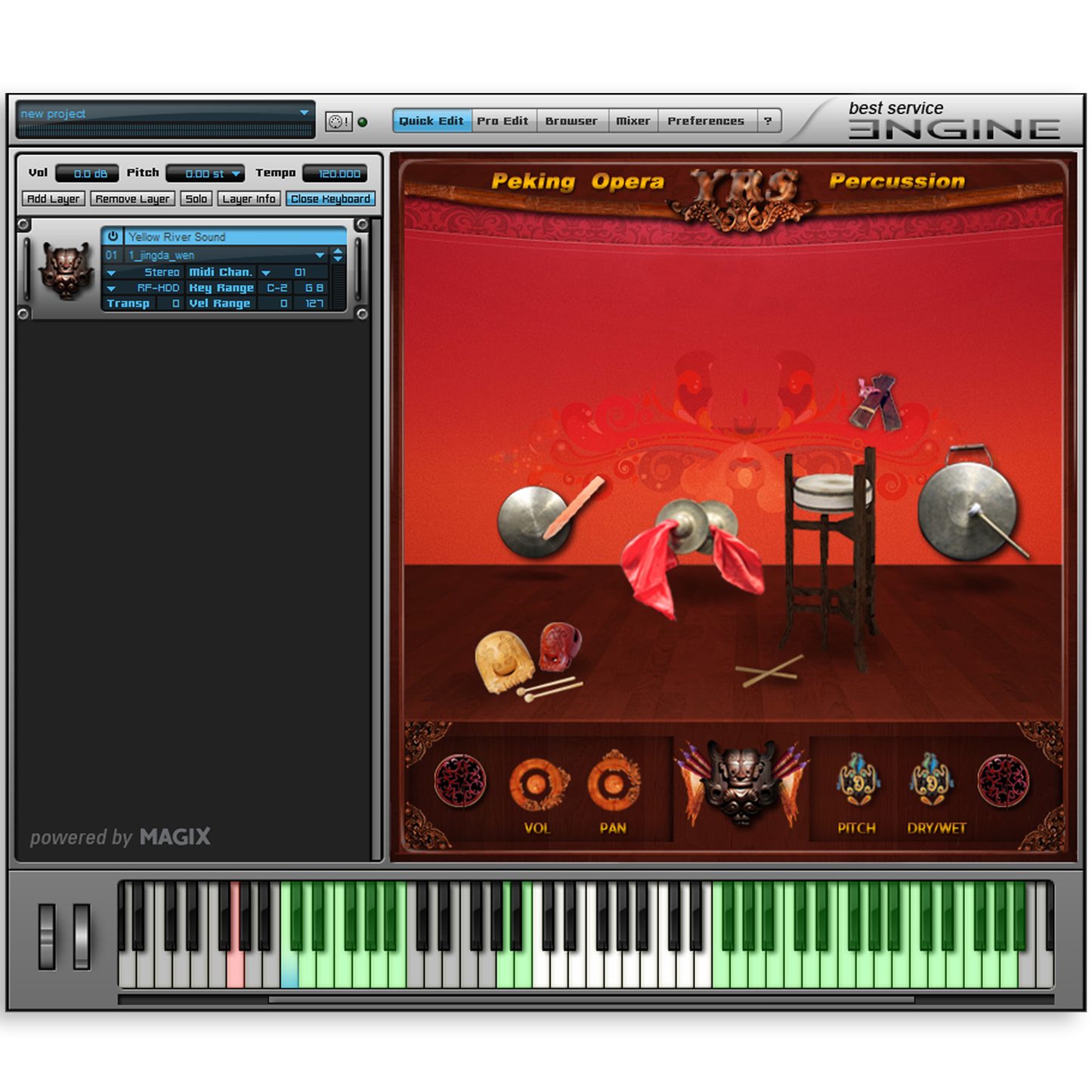 Best Service Peking Opera Percussion