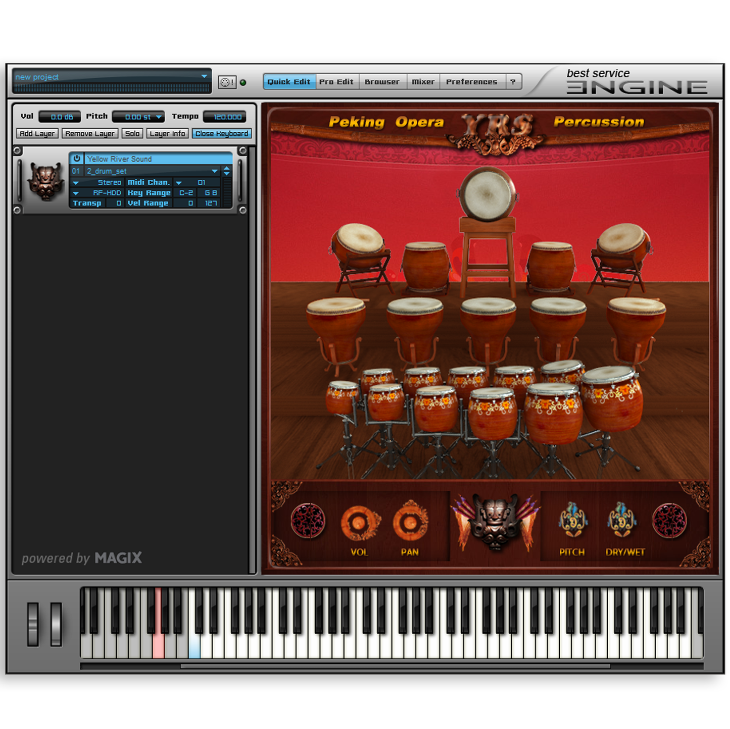 Best Service Peking Opera Percussion