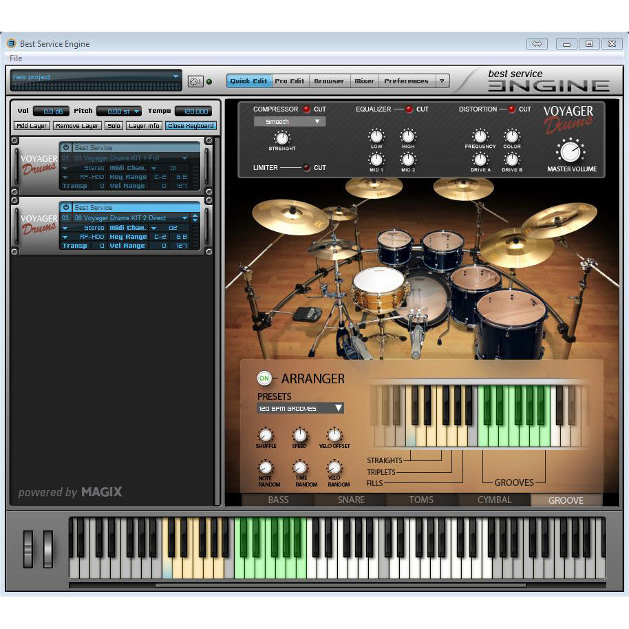 Best Service Voyager Drums LE
