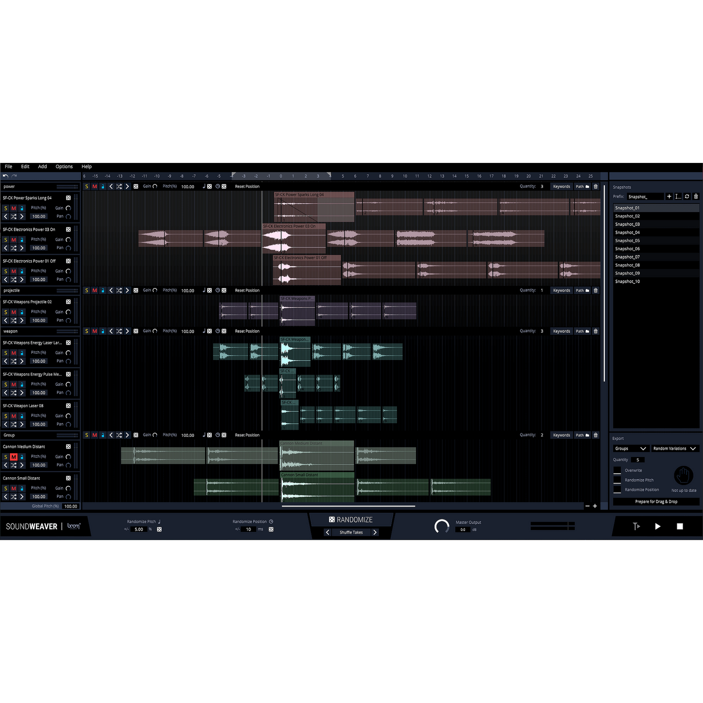Boom Library SoundWeaver Audio Layering Tool
