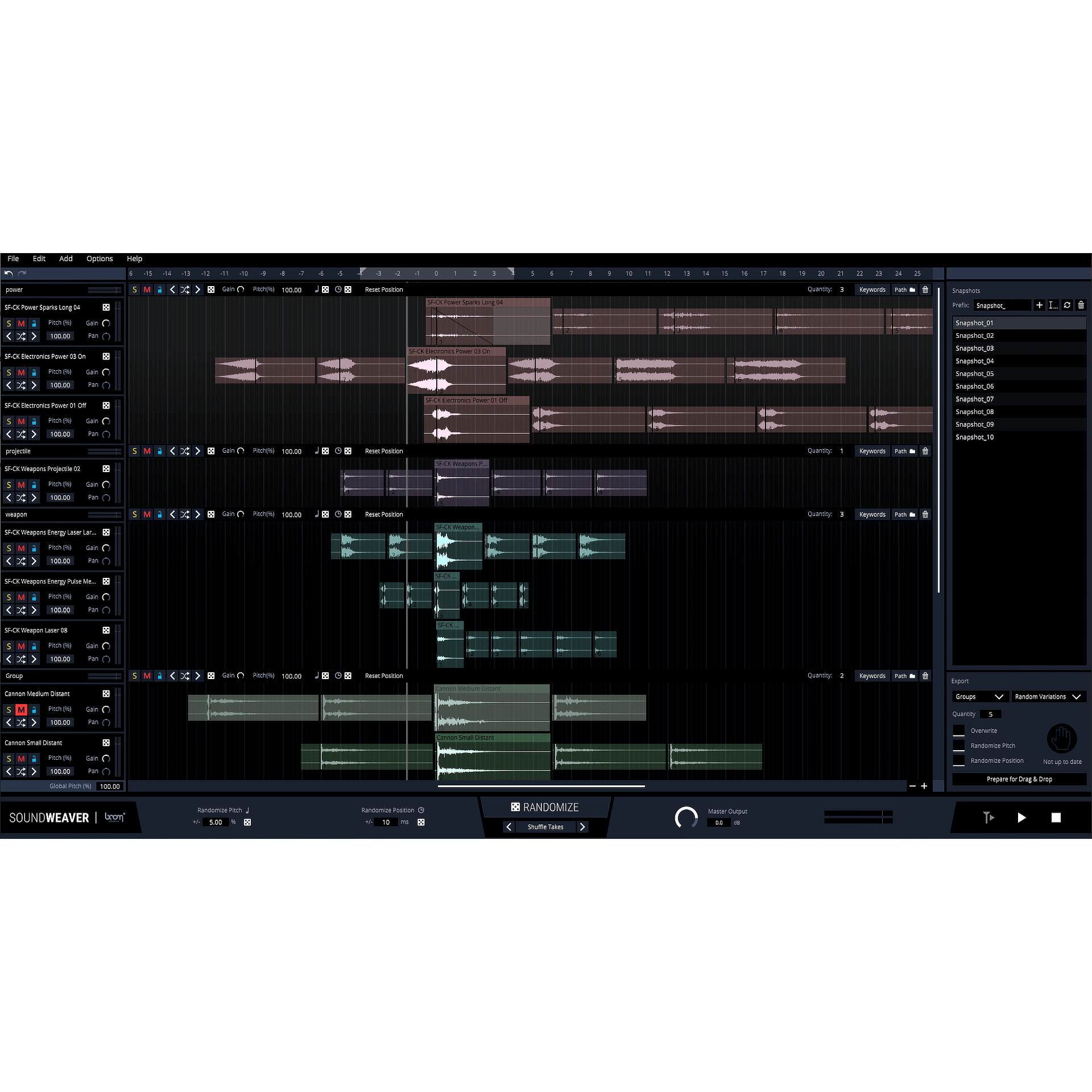 Boom Library SoundWeaver Audio Layering Tool