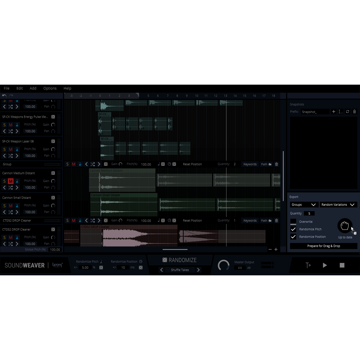 Boom Library SoundWeaver Audio Layering Tool