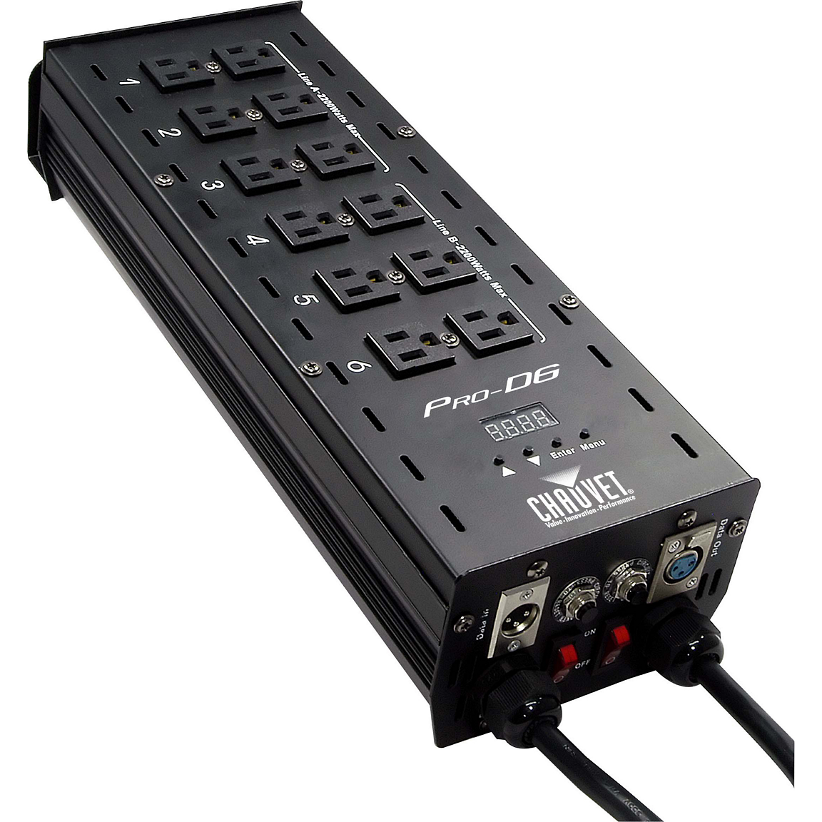 Chauvet Pro D6 Dimmer Pack (6-Channel DMX-512)