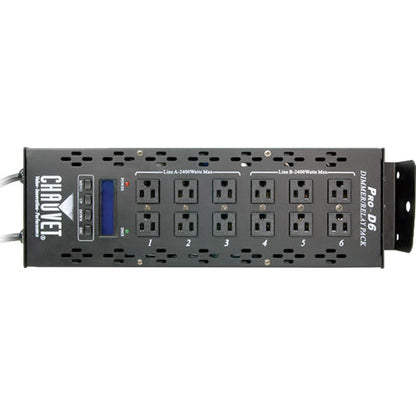 Chauvet Pro D6 Dimmer Pack (6-Channel DMX-512)