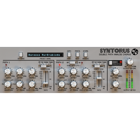D16 Group Syntorus Double Path Analog Chorus Plug-In