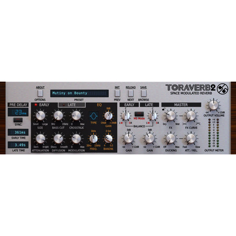 D16 Group Toraverb 2 Space Modulated Reverb Plug-In