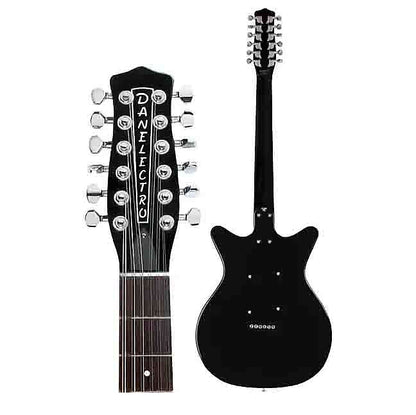 Danelectro 59 12SDC 12-String Guitar (Black)