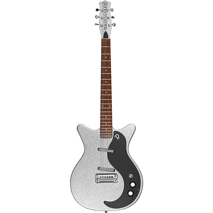 Danelectro 59M NOS+ Guitar (Silver Metalflake)