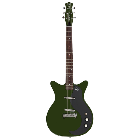 Danelectro 59M NOS+ Guitar (Blackout Green Envy)