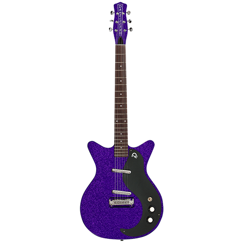 Danelectro 59M NOS+ Guitar (Blackout Purple Metalflake)