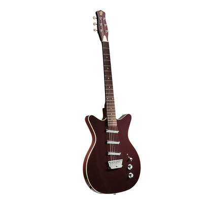 Danelectro 59 Triple Divine Guitar (Dark Burgundy)