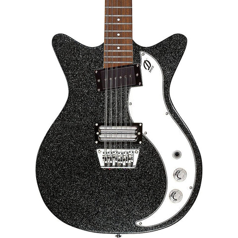 Danelectro D59X 12-String Guitar (Black Metalflake)