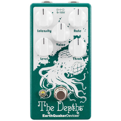 EarthQuaker Devices The Depths - Analog Optical Vibe Machine Pedal (V2)