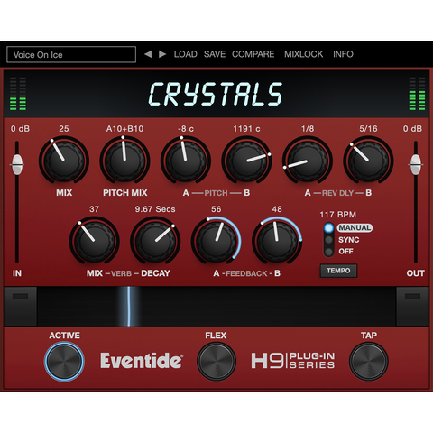 Eventide Crystals Pitch Delay Reverb