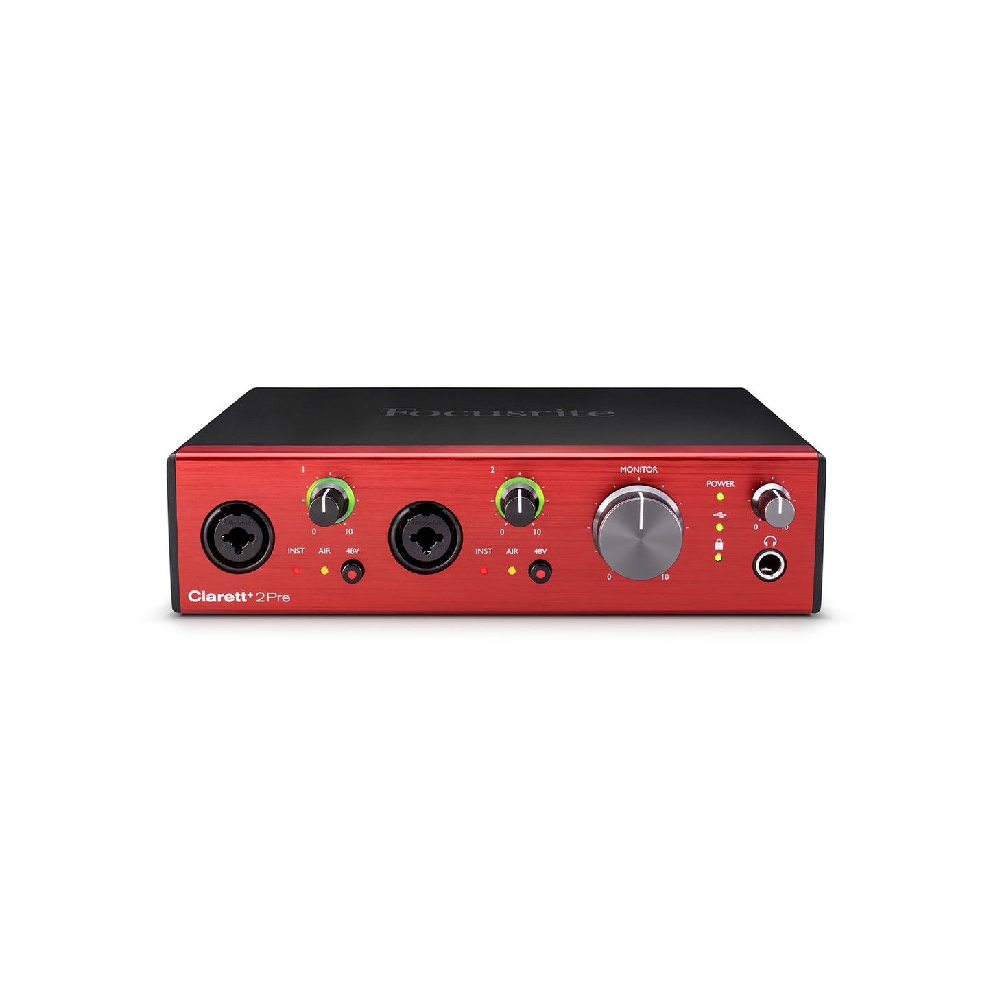 Focusrite Clarett+ 2Pre Audio Interface (10x4 USB-C)
